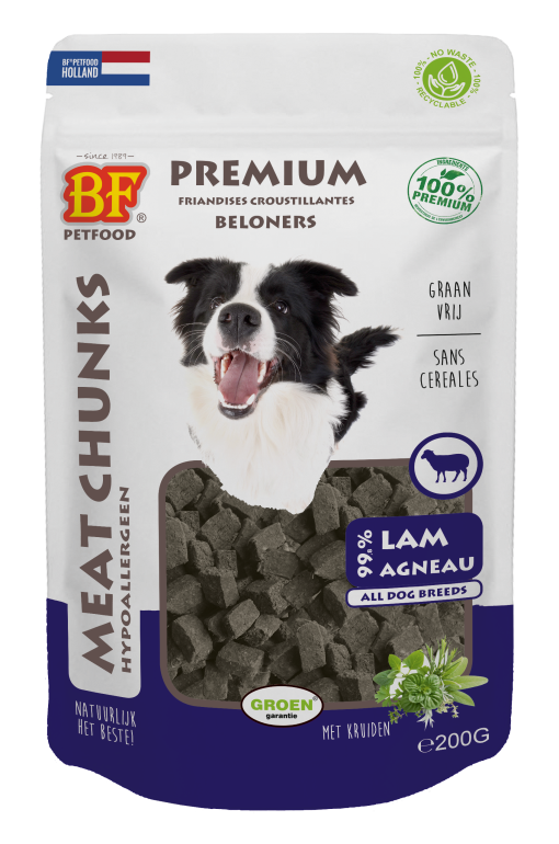 BF Petfood MEAT CHUNKS LAM