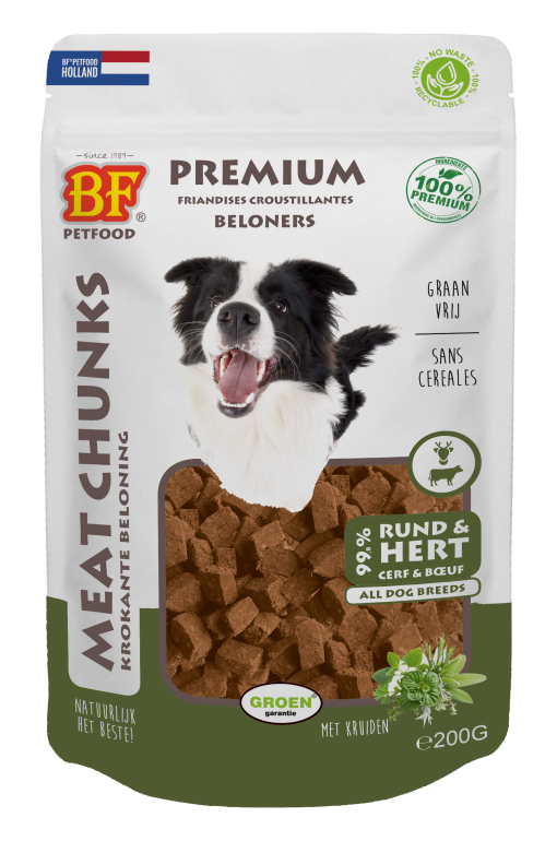 BF Petfood MEAT CHUNKS RUND & HERT