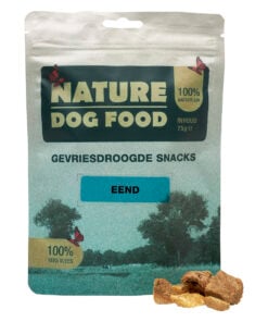 Nature Dog Food Gevriesdroogde Hondensnacks 100% Eend