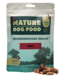 Nature Dog Food Gevriesdroogde Honden- en kattensnacks 100% Hert