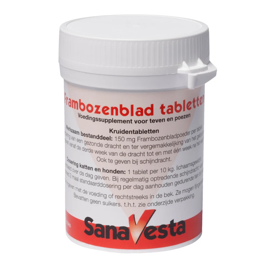 Sana-Vesta Frambozenbladtabletten